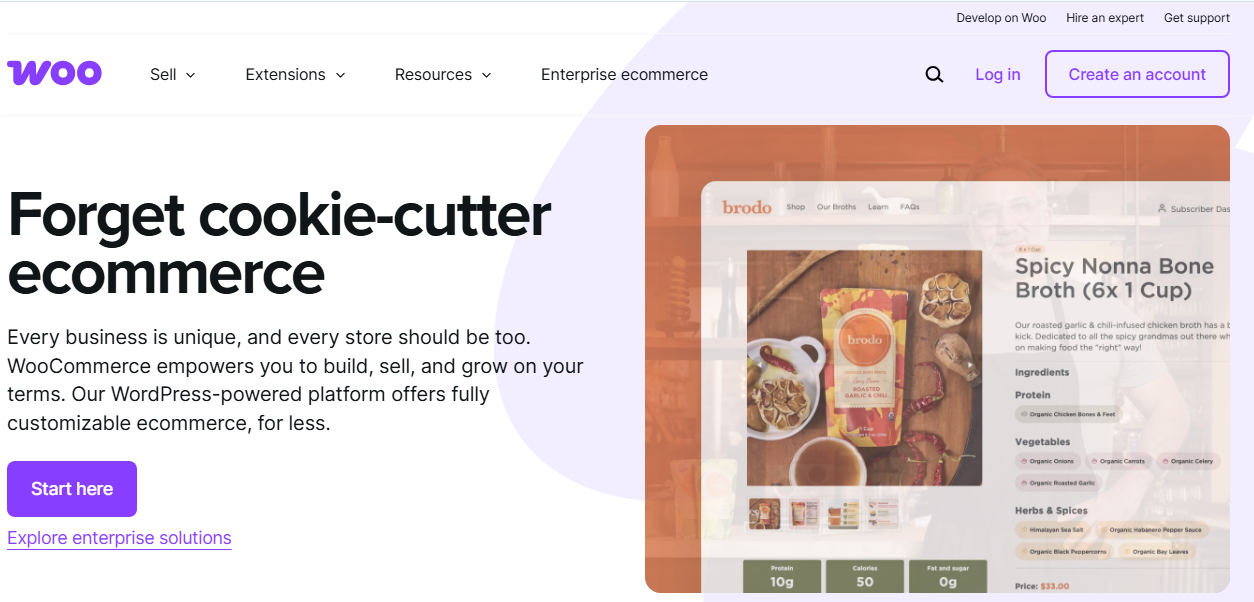 woocommerce page