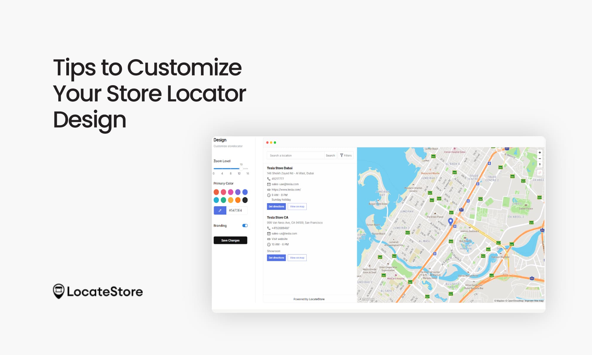 Tips to Customize Your Store Locator Design