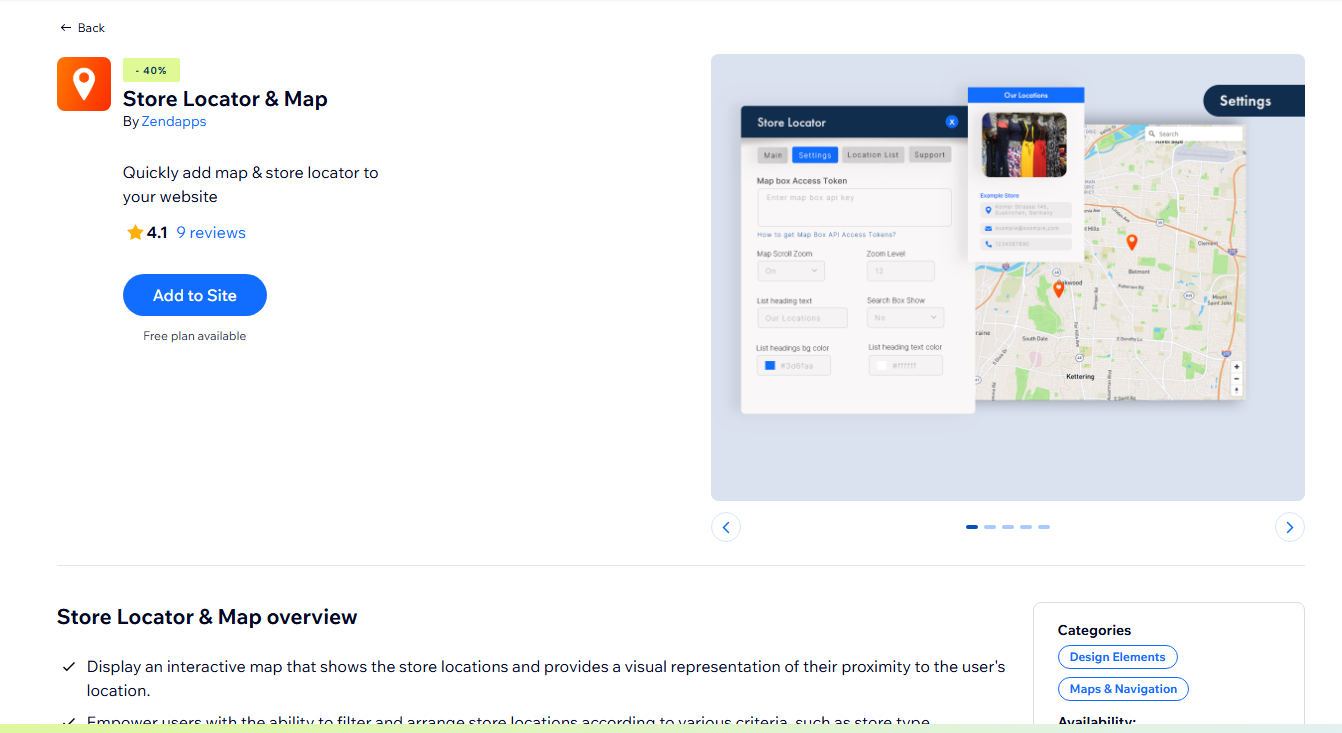 What is the best Wix store locator App in 2025?