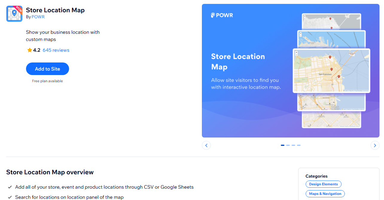 What is the best Wix store locator App in 2025?