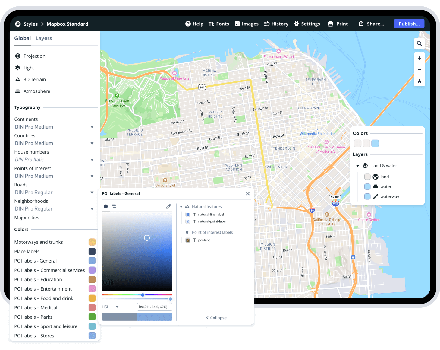 mapbox store locator customization picture
