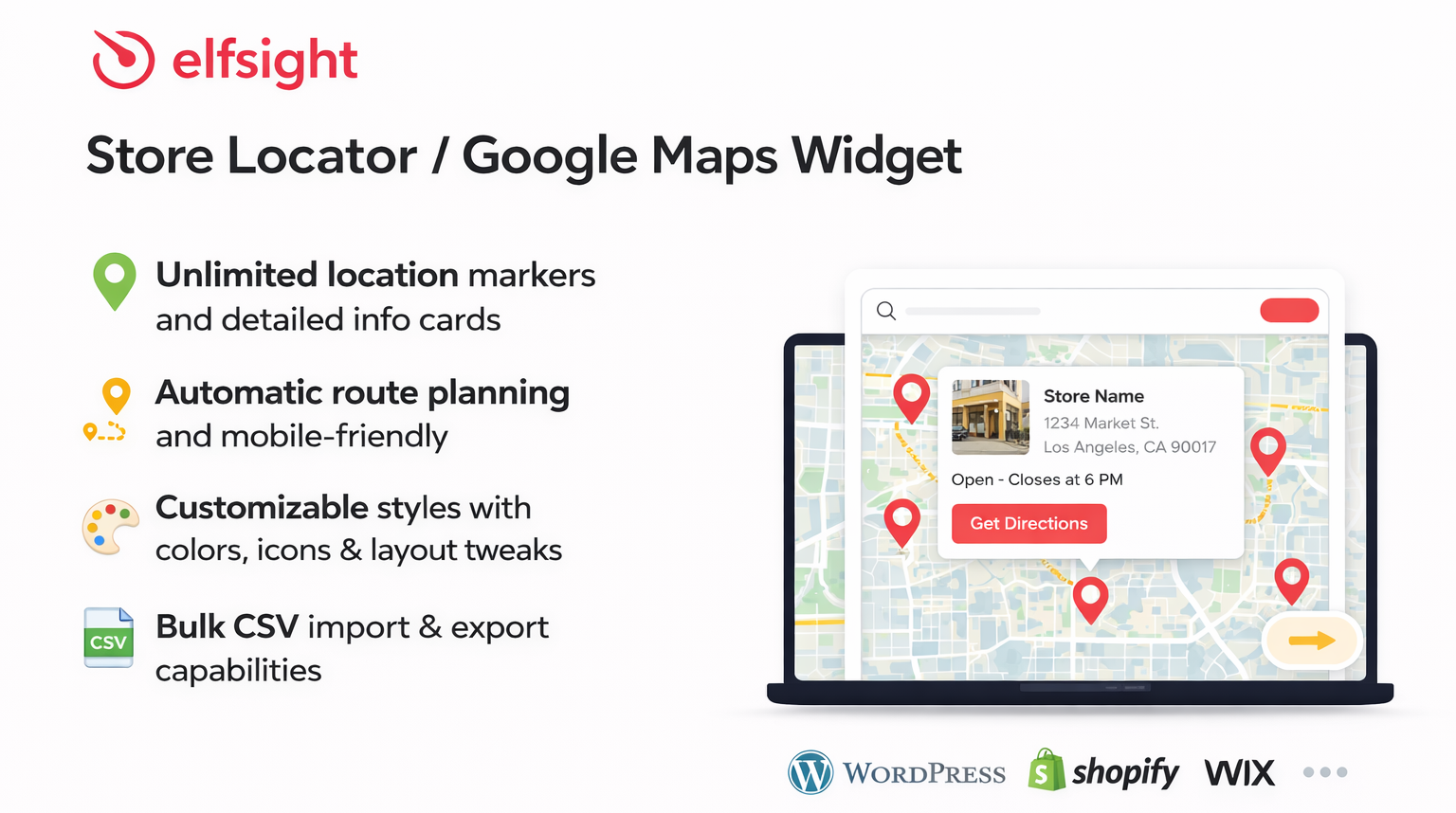 Elfsight Store Locator