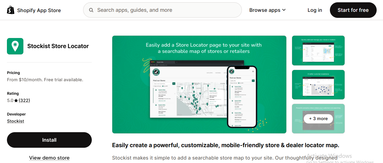 Stockist Store Locator