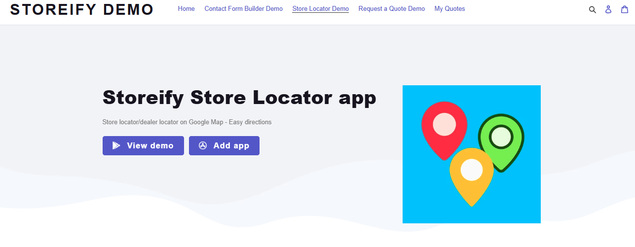 S: Store Locator