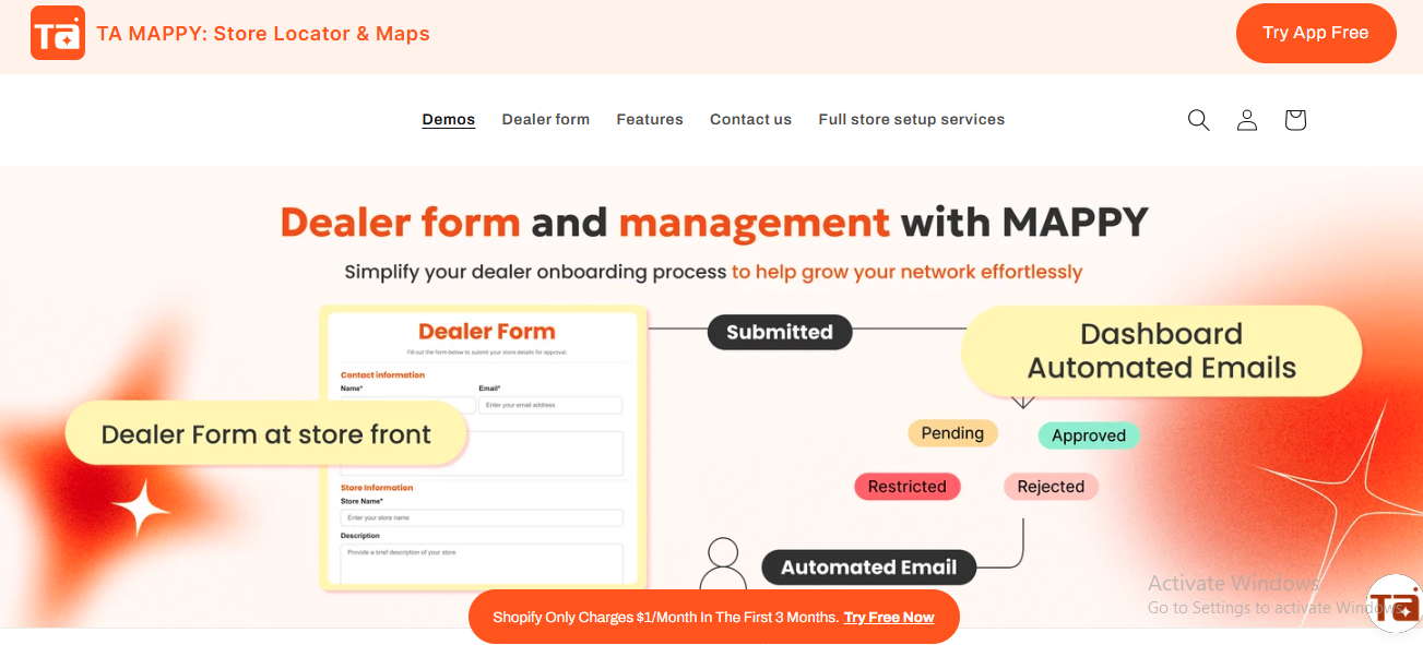 TA MAPPY: Store Locator & Maps