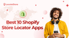 Best 10 Shopify Store Locator Apps in 2026