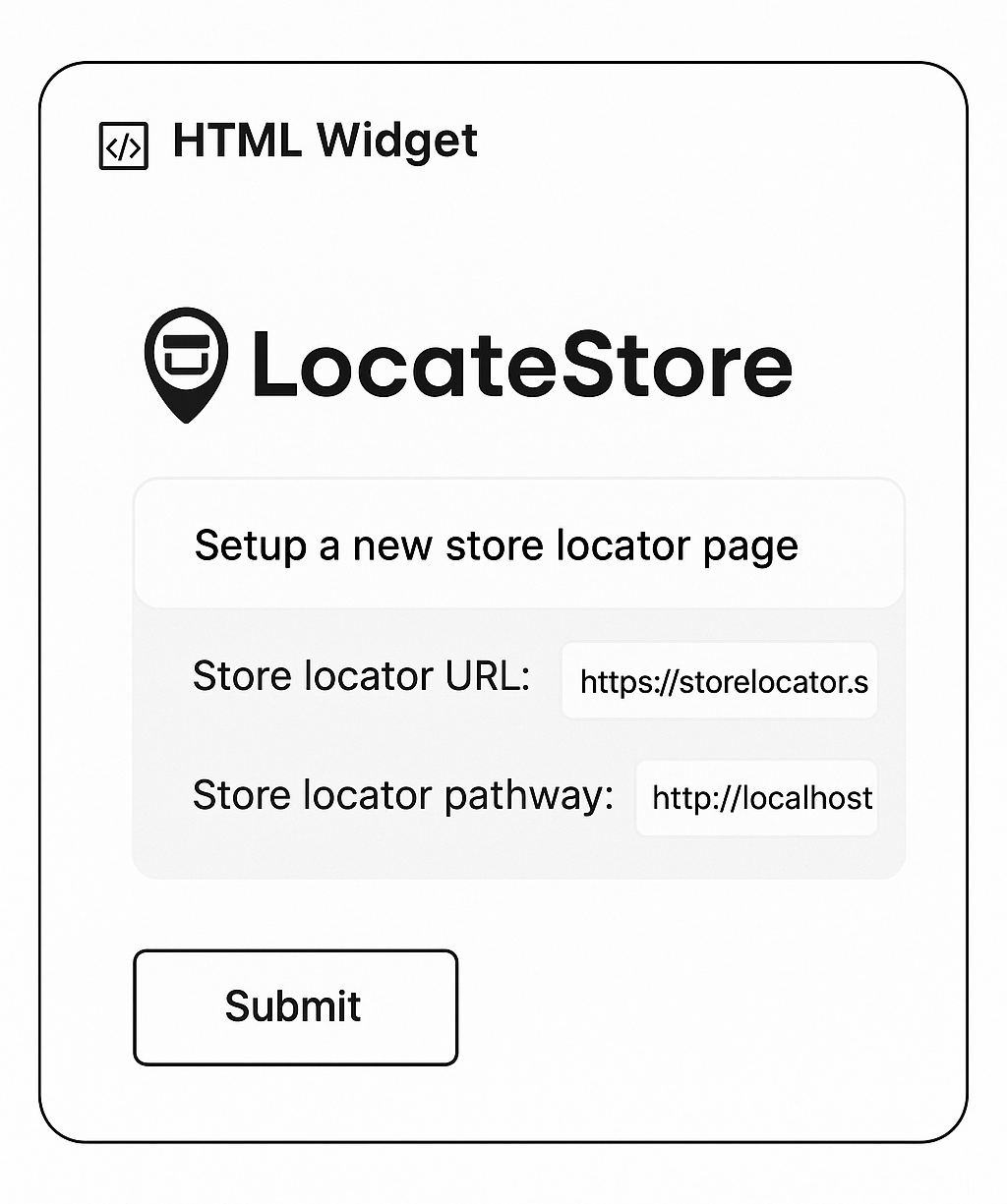 HTML Installation code method image